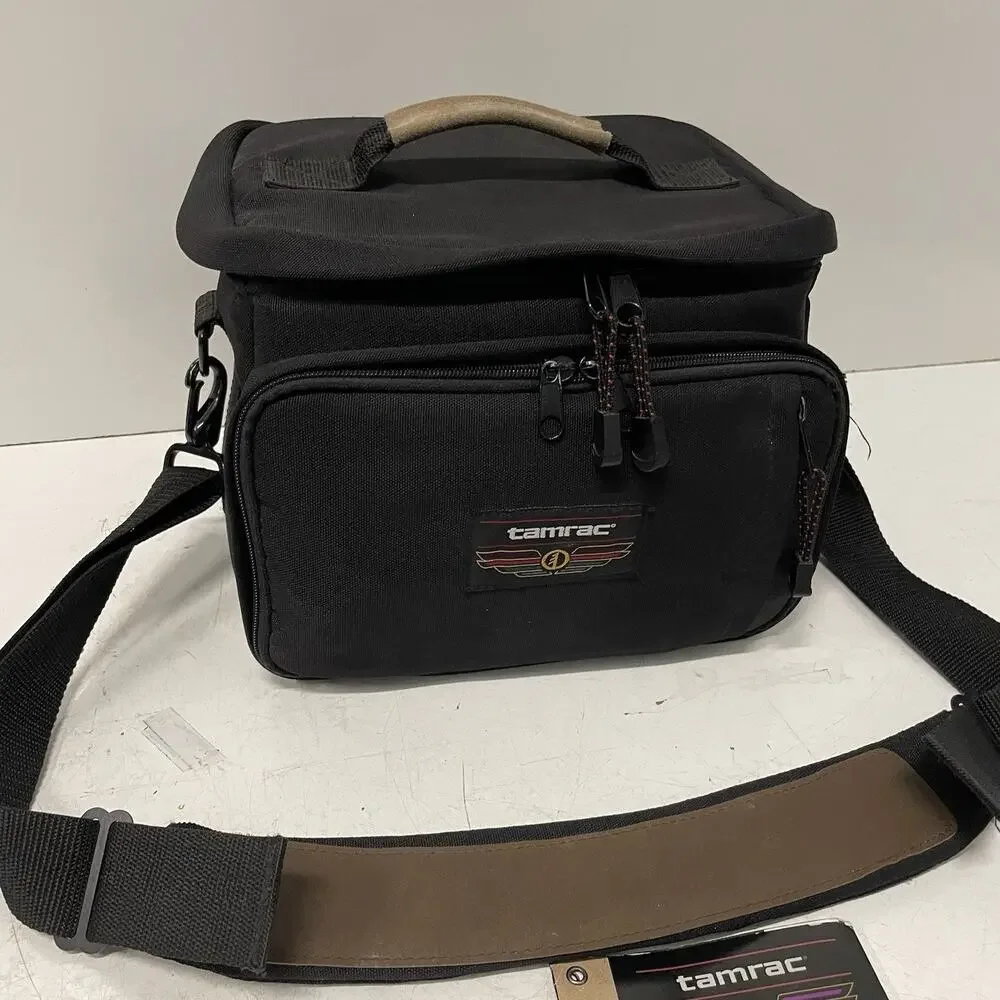 Tamrac Explorer 3 Camera Bag Black Padded Camera Case w/ Dividers, Hip Strap